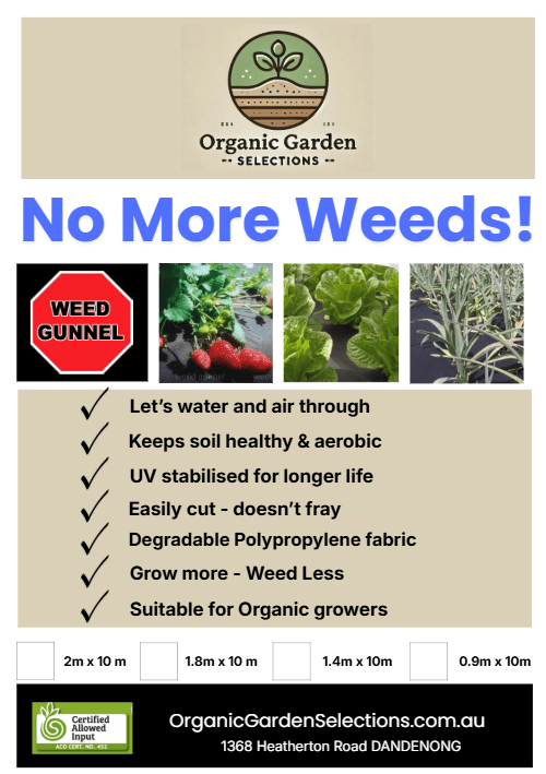 Weed Gunnel | 2m x 10m Pack | Aussie Made