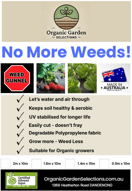 Weed Gunnel | 1.4m x 10 m Pack | Aussie Made